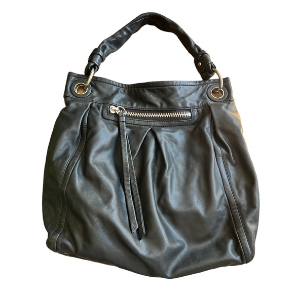 Coach Bags Coach Parker Leather Hippie Shoulder Bag Black Poshmark